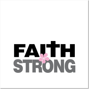 My Faith is Strong - Christian Design Posters and Art